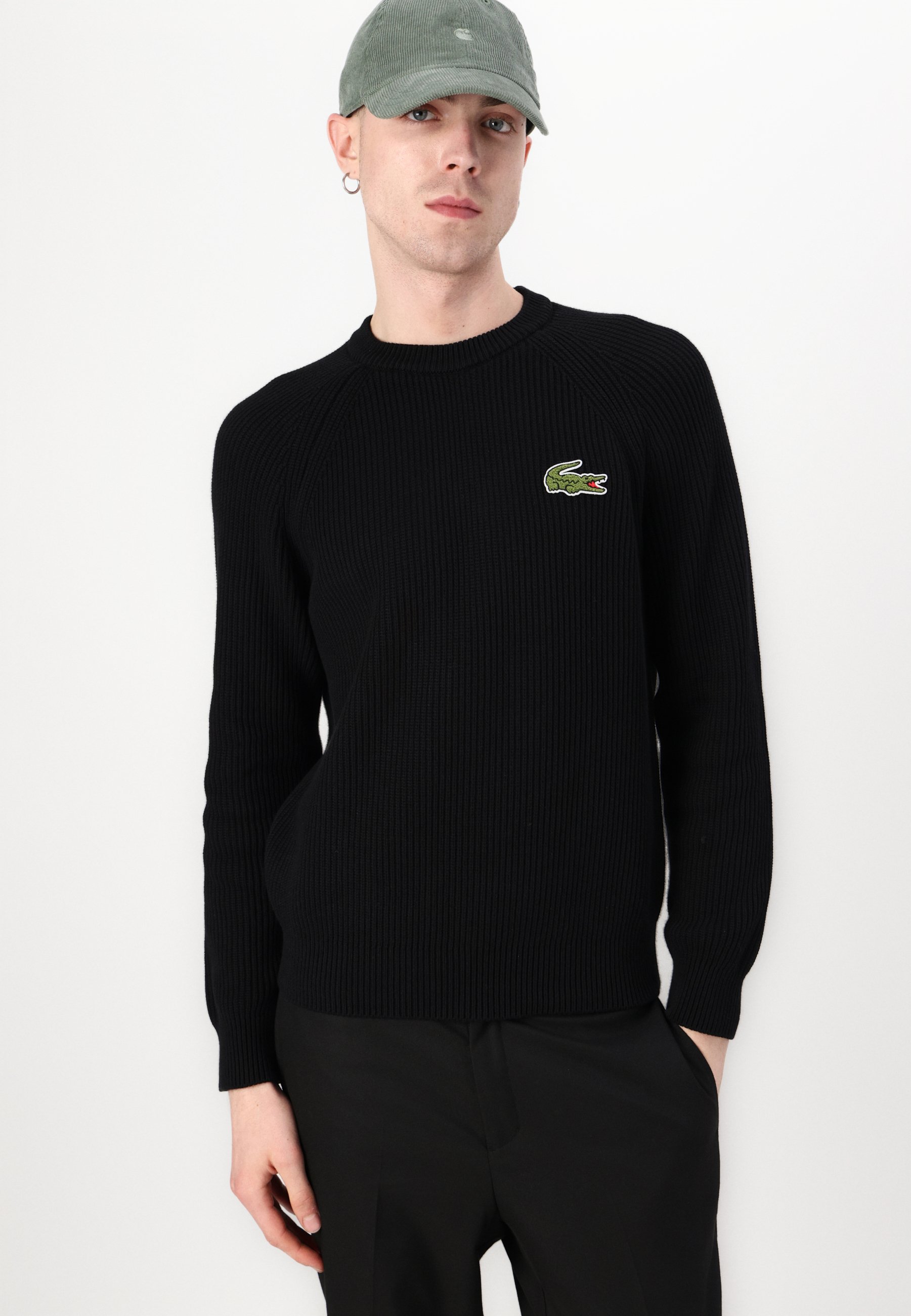 Lacoste Strickpullover - black/schwarz - Zalando