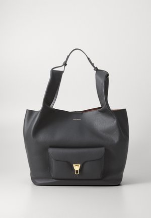 Shopping Bag - noir/cognac