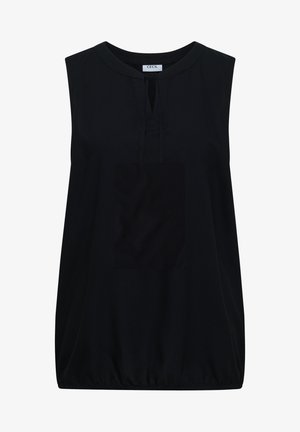 Cecil, BLUSENTOP MIT SPLIT NECK UND BÄNDERN - Camicetta - black