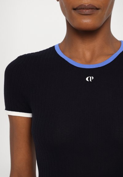 Claudie Pierlot MARTINETTE - T-shirt basique - marine