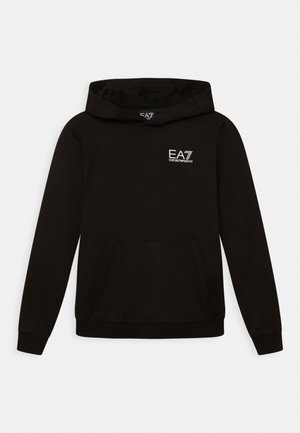 EA7 Emporio Armani FELPA - Felpa con cappuccio - nero