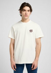 Lee SHORT SLEEVE GRAPHIC - Camiseta estampada - ecru