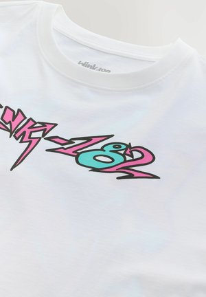 Next LICENSE REGULAR - Printtipaita - white blink