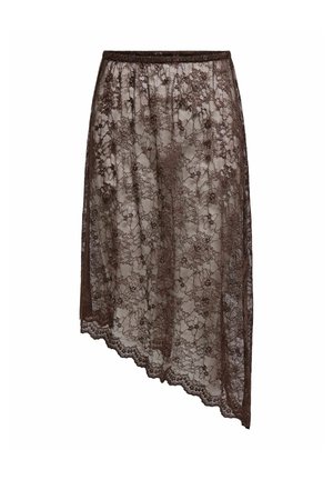 ONLY, SKIRT ONLSOBA MIDI SKIRT - Jupe trapèze - coffee bean