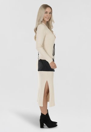 JUST PURE MIRELA SCHULTER  - Cross body bag - dark ash