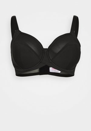 WONDERFULL FULL CUP BRA WITH SIDE SUPPORT - Beugel BH - black