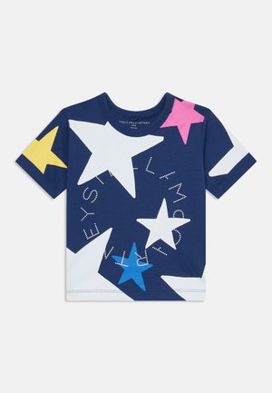 Stella McCartney Kids UNISEX - Camiseta estampada - blu/multicolor