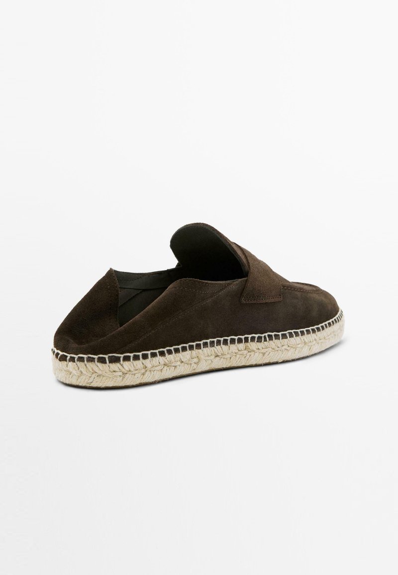 Massimo Dutti WITH PENNY STRAP - Espadrilles - dark brown  display picture 2