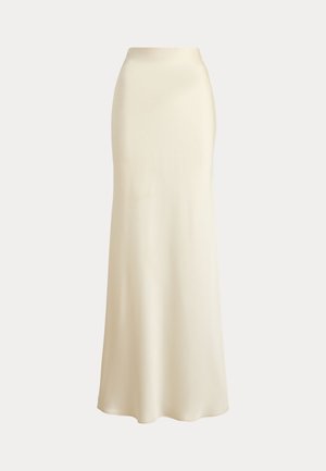 Lauren Ralph Lauren, SATIN CHARMEUSE MAXISKIRT - Maxirock - mascarpone cream