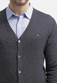 Tommy Hilfiger Cardigan - mottled dark grey