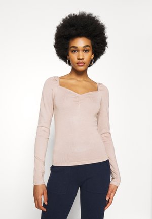 SWEETHEART JUMPER - Jumper - camel