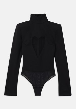 HEART OUT BODYSUIT - Langarmshirt - black