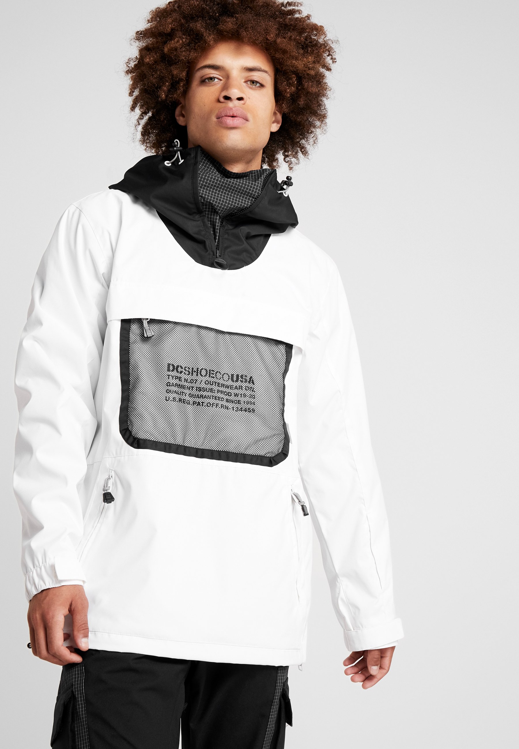DC Shoes ASAP ANORAK Snowboard jacket white Zalando.no DC Shoes ASAP ANORAK Snowboard jacket neutral gray