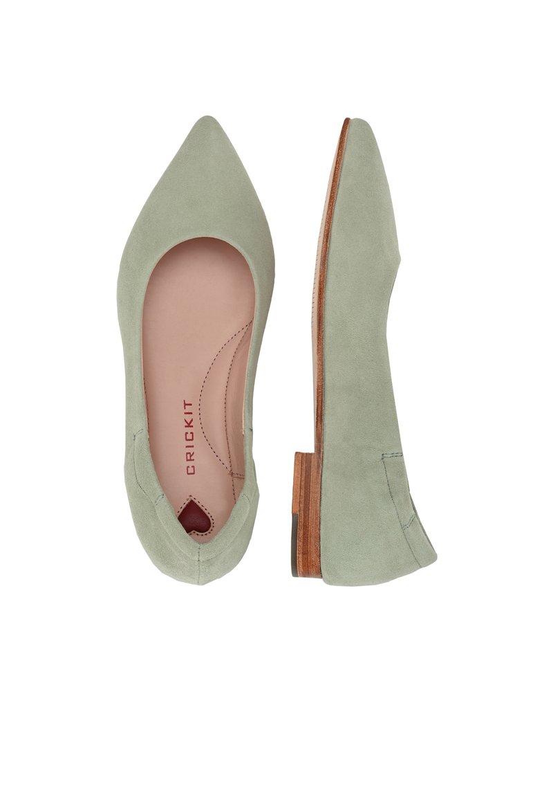 Damen Klassische Ballerinas | Crickit JAMIE Klassischer Ballerina oliv - FW92224 Damen Klassische Ballerinas | Crickit JAMIE Klassischer Ballerina oliv - FW92224