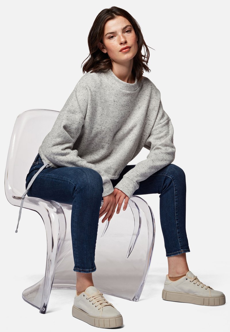 Damen Sweatshirts | Mavi REGULAR CROP Sweatshirt grey melange/grau - HO37376 Damen Sweatshirts | Mavi REGULAR CROP Sweatshirt grey melange/grau - HO37376