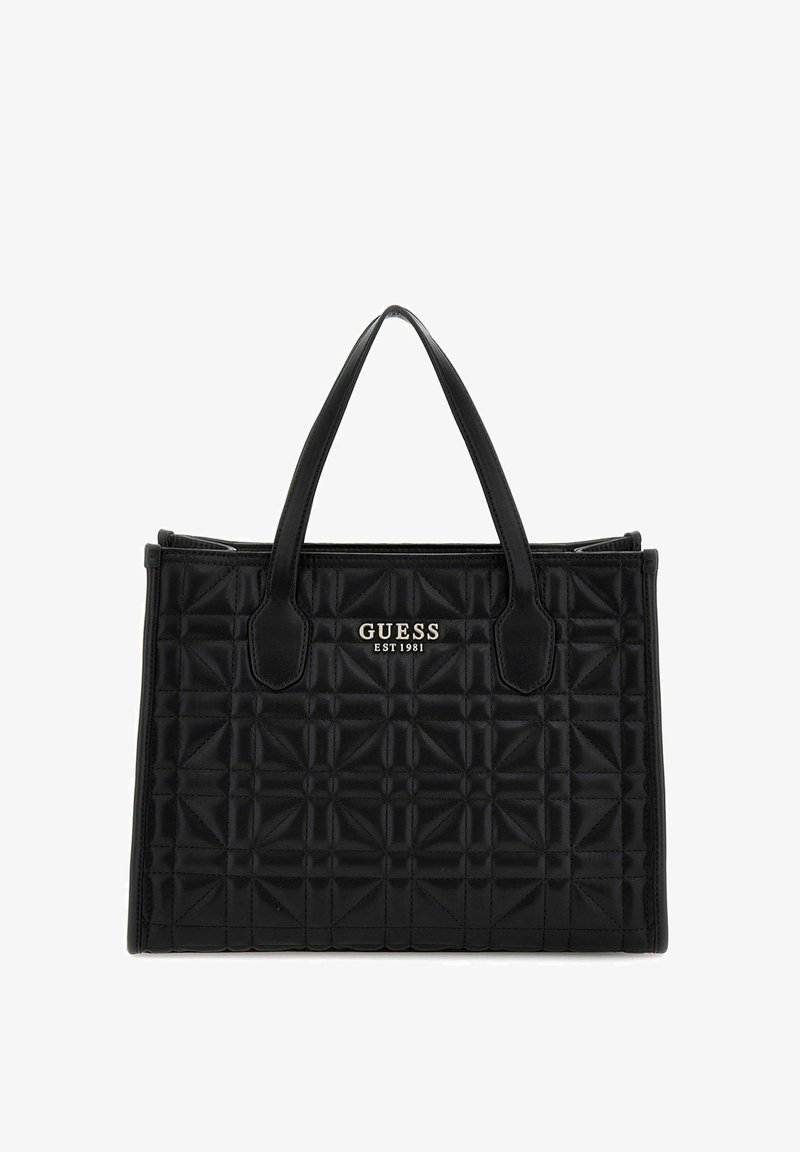 Guess SILVANA 2 COMPARTMENT - Sac à main - black