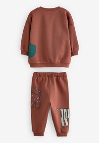 Next OVERSIZED PRINTED SET - Survêtement - rust brown safari animals