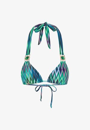 Moda Minx, CHIC IN CHEVRON - Bikini pezzo sopra - green chevron