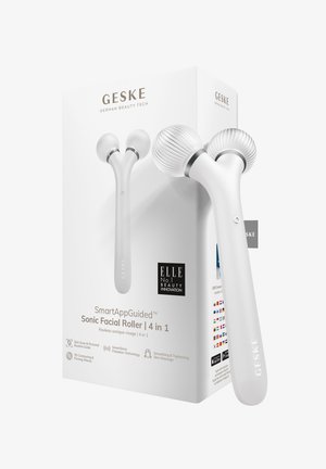 GESKE SONIC FACIAL ROLLER | 4 IN 1 - Hudplejeredskab - white