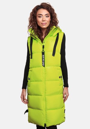 SCHNUFFELCHEN - Waistcoat - neon green