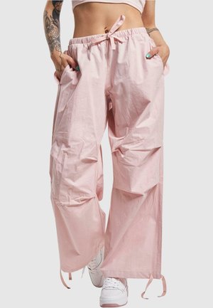 SMALL SIGNATURE PARACHUTE  - Trousers - dusty rose