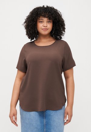 CARVICA LIFE  - Print T-shirt - chocolate martini