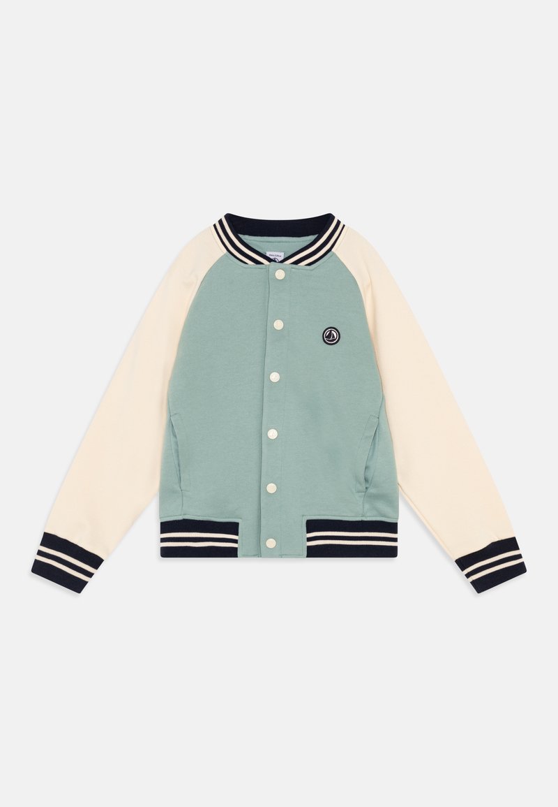 Petit Bateau JUNIOR UNISEX - Majica s kapuljačom i patentnim zatvaračem - avalanche