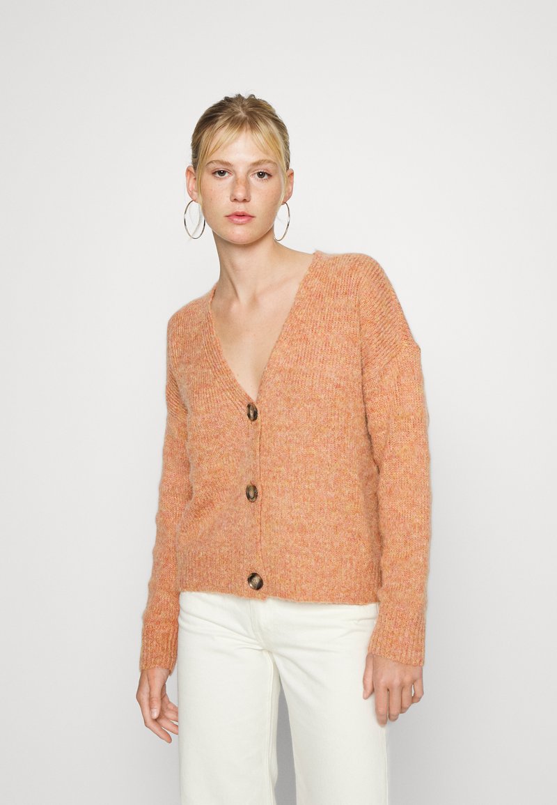 ONLY ONLCELINA LIFE - Casaco de malha - mottled red