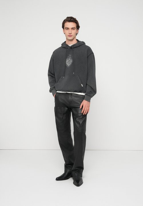 Sweat à capuche zippé Essential Classicgris anthracite pour Homme | FR