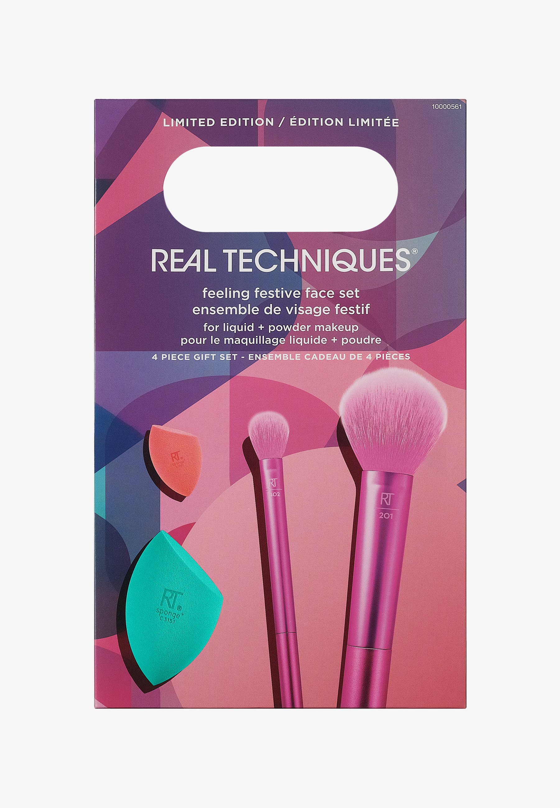 Real Techniques FEELING FESTIVE SPONGE \u0026 BRUSH KIT - Make-upkwastje - - -  Zalando.nl