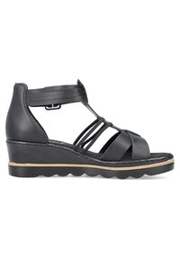 Rieker Wedge sandals - schwarz