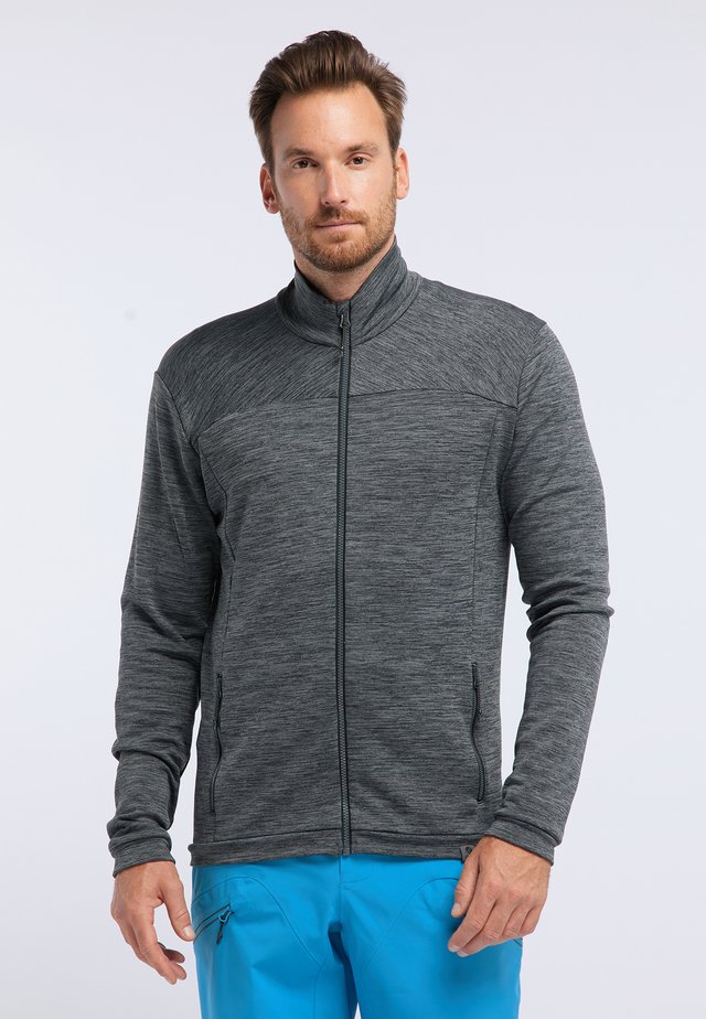 INSTINCT - Hoodie met rits - black