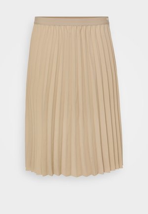 Tommy Hilfiger Curve FLUID PLEATED MIDI SKIRT - Plisirano krilo - beige