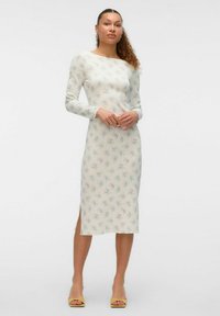 Vero Moda VMJULIA MID - Freizeitkleid - snow white