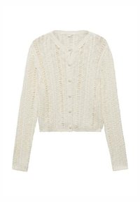 OPENWORK - Strickjacke - ecru