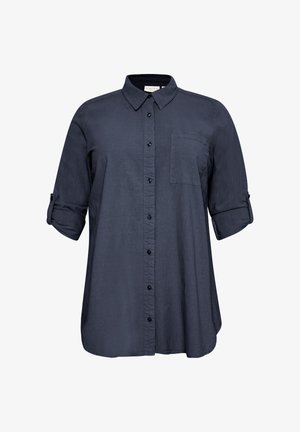 Kaffe Curve Hemdbluse - midnight marine