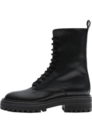 Massimo Dutti, Bottines à lacets - black