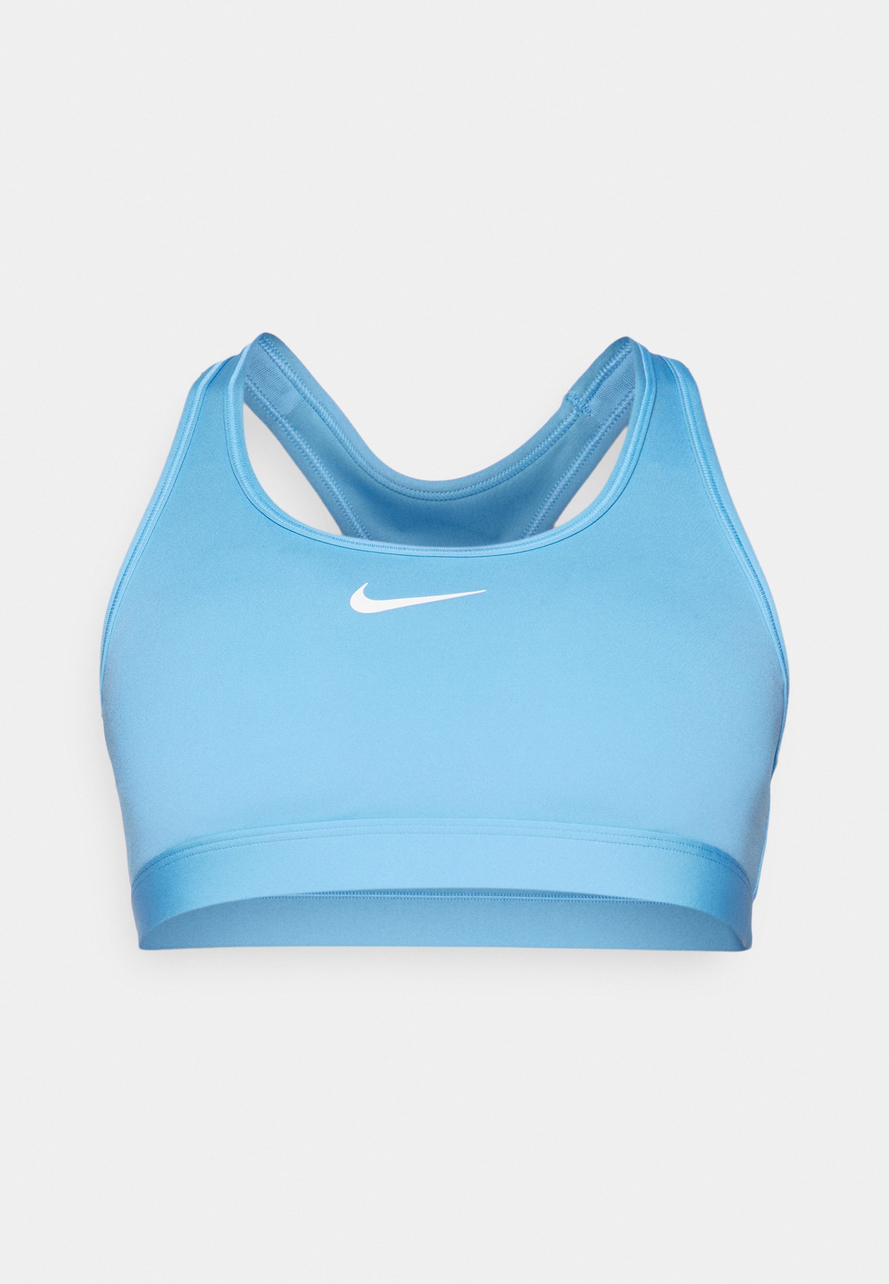 nike sports bra light blue
