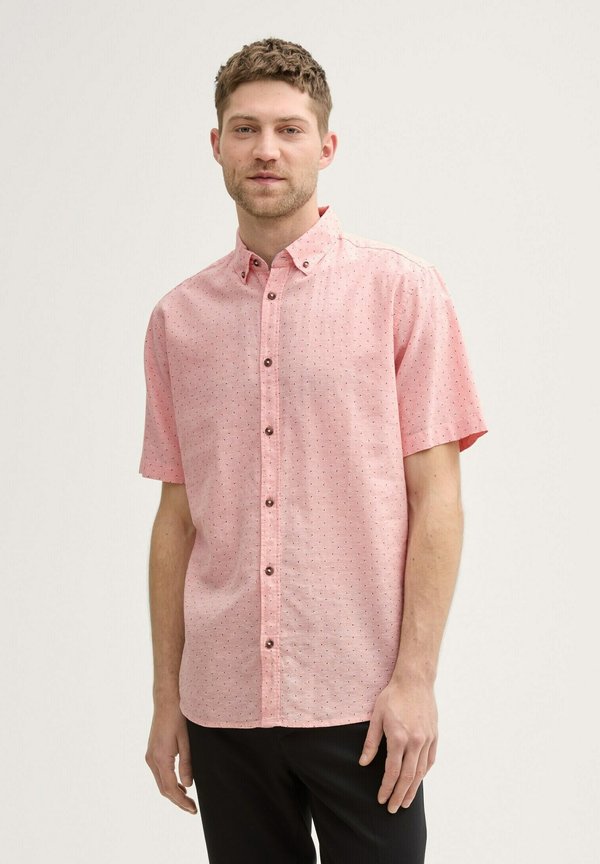PRINTED - Hemd - coral dot design