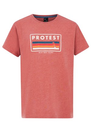 MARIUS - T-Shirt print - brick red