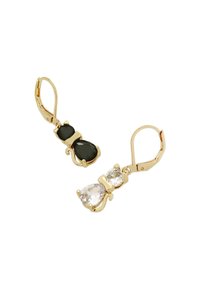 Betsey Johnson CUBIC ZIRCONIA CAT MISMATCH DROP - Boucles d'oreilles - open miscellaneous