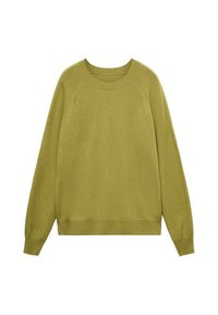 Mango Strickpullover - green