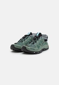 Salomon TECHAMPHIBIAN 5 W - Turistiniai batai - laurel wreath/arctic ice/marine blue