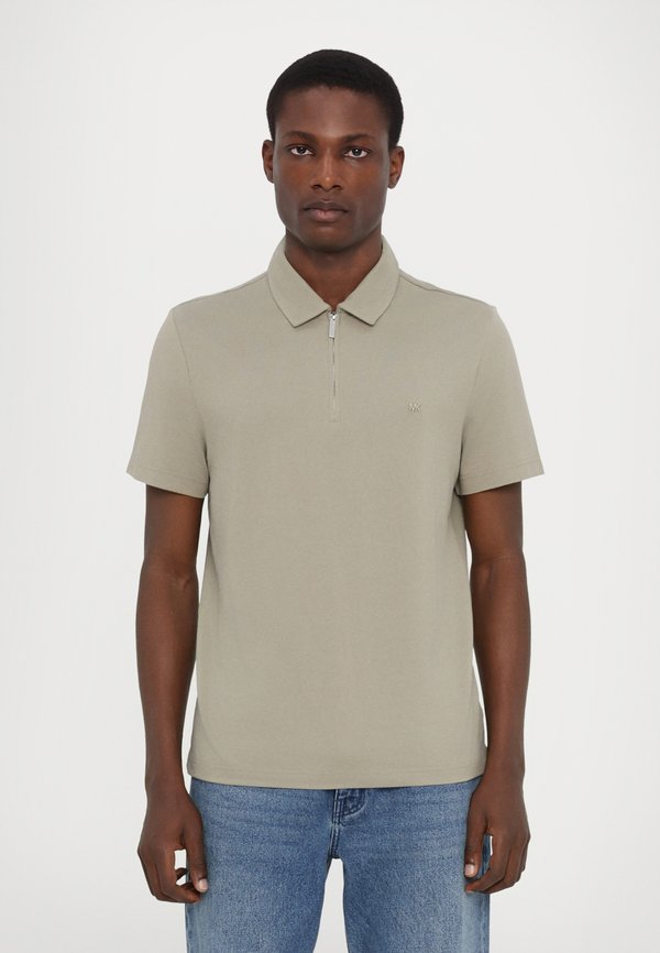 SLEEK ZIP  - Polo shirt - dusty sage