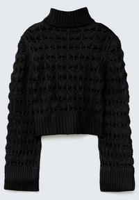 Stradivarius Jersey de punto - black