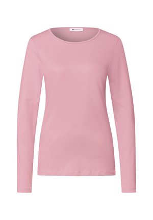 Street One, BASIC LANGARM SHIRT IN UNIFARBE - T-shirt à manches longues - vintage blush