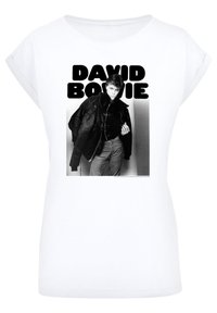 DAVID BOWIE JACKET PHOTOGRAPH - T-Shirt print - white