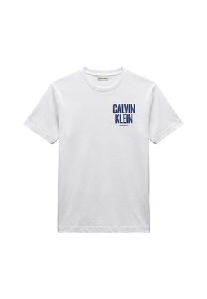 Calvin Klein Jeans, BLOCK FONT - T-shirts print - bright white