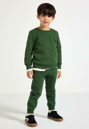Lindex, LINDEX SWEATSHIRT WITH BRUSHED INSIDE LINDEX UNISEX - Collegepaita - dark green
