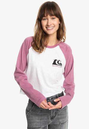 CROP LS RAGLAN - Long sleeved top - dusky orchid